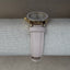 Anne Klein Diamond Accent Watch | Blush Pink Leather Band | Minimalist Gold Trim | Grace Dreams Vintage