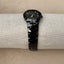 Vintage Black LikeU Watch | Gloss Link Bracelet | Gold Roman Dial | Women’s Quartz Dress Watch | 7.25” Wrist