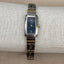Citizen Quartz Two-Tone Rectangular Women’s Watch | Blue Dial | Silver & Gold Bracelet