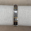 Citizen Quartz Two-Tone Rectangular Women’s Watch | Blue Dial | Silver & Gold Bracelet