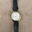 Vintage Timex Gold Watch | Mother of Pearl Face | Black Leather Band | Grace Dreams Vintage
