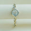 Vintage Carriage Two-Tone Watch | Teardrop Case | Heart Link Bracelet Band | Women's Dress Watch