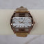 Jennifer Lopez 2000s Vintage Rose Gold Tone Leather Cuff Watch