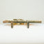 90s Vintage Gold Train Miniature Novelty Desk Clock