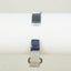 Via Nova Silver Tone Cutout Link Bangle Watch