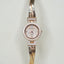 Vintage 90s Anne Klein Rose Gold Minimalist Bangle Watch