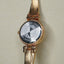 Vintage 90s Anne Klein Rose Gold Minimalist Bangle Watch