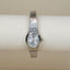 80s Vintage Oval Silver-Tone Mesh Ladies Dress Watch