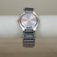 Vintage Times Square Two-Tone Quartz Watch | Blue Sunburst Dial | Date Window | Stretch Bracelet Watch