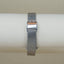 Silver-Tone Digital Mesh Watch