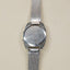Silver-Tone Digital Mesh Watch