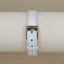 Anne Klein Gold Tone White Genuine Leather Watch