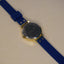 Classic Navy Blue & Gold Tone Casual Fashion Watch