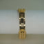 Caitlyn Minimalist Gold & Green Gemstone Accent Watch