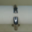 Vintage 1990s Rhinestone Crystal Sitting Cat Hidden Flip Face Cuff Watch