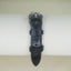 1990s Vintage-Classic Midnight Black Leather & Silver-Tone Watch
