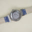 Ashley Please Blue Enamel & Leather Watch