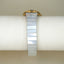 80s Vintage Gold Tone Mosaic Opal Expandable Watch