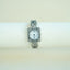 Vintage 80s Silver Expandable  Butterfly Watch