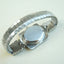 Vintage 80s Silver Expandable  Butterfly Watch