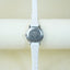 Vintage Timex Quartz Watch | White Leather Band | Classic Silver-Tone Case | Women's Retro Timepiece