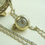 Vintage Sorna Swiss Pendant Watch Necklace, 15 Rubis Antimagnetic Ball Watch, Two-Tone Long Chain, Working Mechanical Watch Necklace