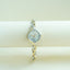 Vintage Carriage Two-Tone Watch | Teardrop Case | Heart Link Bracelet Band | Women's Dress Watch