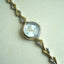 Vintage Carriage Two-Tone Watch | Teardrop Case | Heart Link Bracelet Band | Women's Dress Watch