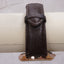 Vintage-Inspired Geneva Quartz Watch | Black & Gold Dial | Brown Faux Leather Band | Minimalist Dress Watch