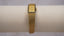 Vintage Pulsar Gold Mesh Women’s Watch | Rectangular Quartz Japan V220-0850 | Elegant Minimalist 1980s Style