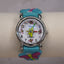 Vintage Eikon Kids Dragonfly Watch | Aqua Silicone Band | 3D Butterfly & Flower Design | 1990s Quartz Watch