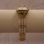Croton Women’s Gold & Pearl Bracelet Watch | Vintage Quartz Square Face | Elegant Retro Jewelry Watch