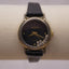 Vintage Watch-It Floating Crystal Watch | 1980s Japan Quartz | Black & Gold Minimalist Women’s Watch | Grace Dreams Luxe Collection