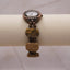Collectible Geneva Beaded Stone Watch | Vintage Boho Southwestern Bracelet Watch | Earth-Tone Gemstone Jewelry Timepiece