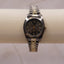 Vintage Two-Tone Women’s Watch | Black Dial Gold Accents Quartz Date Watch | Classic Stainless Steel Everyday Timepiece