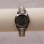 Vintage Two-Tone Women’s Watch | Black Dial Gold Accents Quartz Date Watch | Classic Stainless Steel Everyday Timepiece