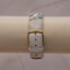 Vintage Chic Pastel Braided Watch | Gold Case Women’s Quartz Timepiece | Feminine Retro 1990s Fashion Watch