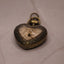 Heart-Shaped Surrealist Pocket Watch Pendant | Antique Bronze Melting Clock | Vintage Art-Inspired Quartz Necklace Watch heart