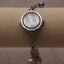 Côte d’Azur Silver Charm Bracelet Watch | Blue Dial Quartz Watch | Beach Charm Vintage Timepiece