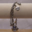 Côte d’Azur Silver Charm Bracelet Watch | Blue Dial Quartz Watch | Beach Charm Vintage Timepiece