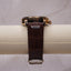 Men’s LIGE Moon Phase Watch | White Chronograph-Style Quartz Watch | Brown Leather Dress Watch