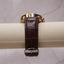 Men’s LIGE Moon Phase Watch | White Chronograph-Style Quartz Watch | Brown Leather Dress Watch