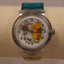 Winnie the Pooh & Piglet Watch – “Take My Hand” Quote – Clear Leaf Band Disney Collectible
