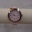 Classic Pink Leather and Gold Watch