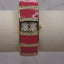 Y2K Chic Pink Diamond Cuff Watch