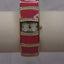 Y2K Chic Pink Diamond Cuff Watch