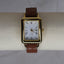 Simple Alligator Brown and Gold Roman Numeral Watch