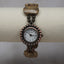 Collectible Geneva Beaded Stone Watch | Vintage Boho Southwestern Bracelet Watch | Earth-Tone Gemstone Jewelry Timepiece