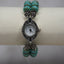 Geneva Women's Vintage-Style Beaded Quartz Watch – Turquoise Accents