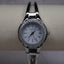 Y2K Crystal Anne Klein Pearlized Gloss Sterling Silver Watch